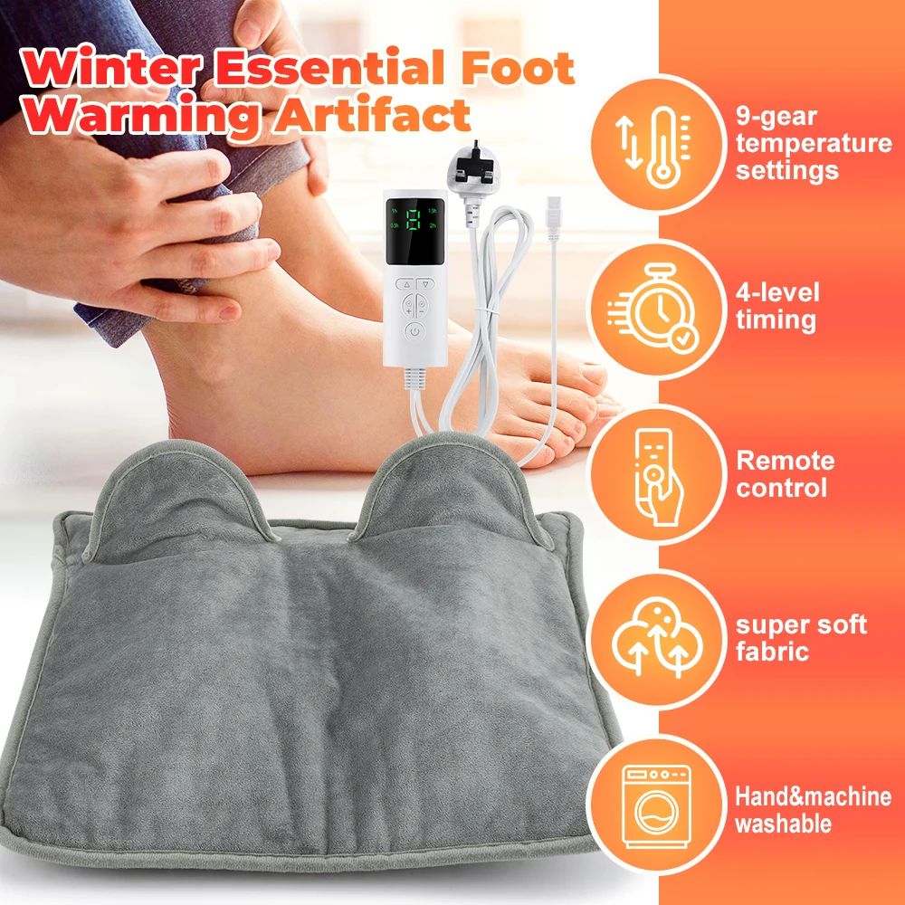 Electric Foot Heating Pad USB Heated Foot Warmer Mat