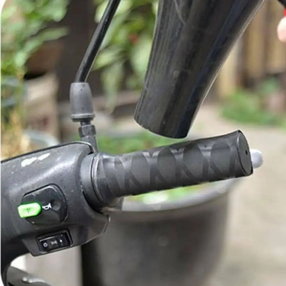 Universal Non-Slip Motorcycle Handlebar Grip Cover – Heat Shrink Rubber Sleeve