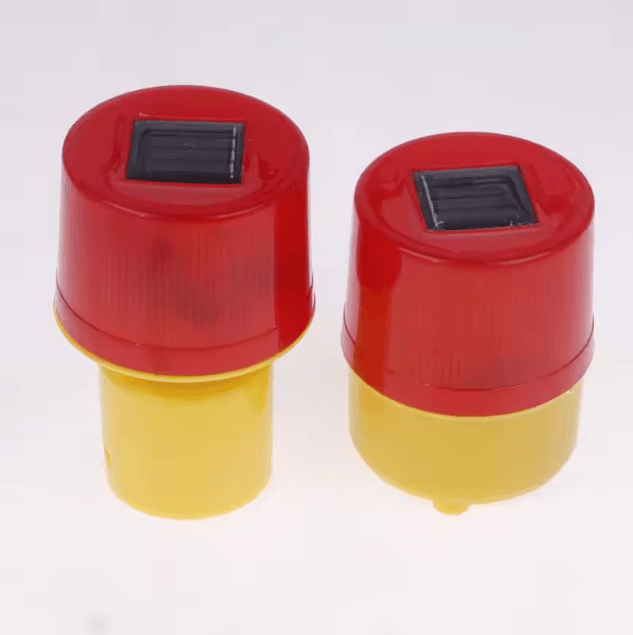 Solar LED Crane Warning Light – Waterproof Emergency Beacon for Construction & Road Safety