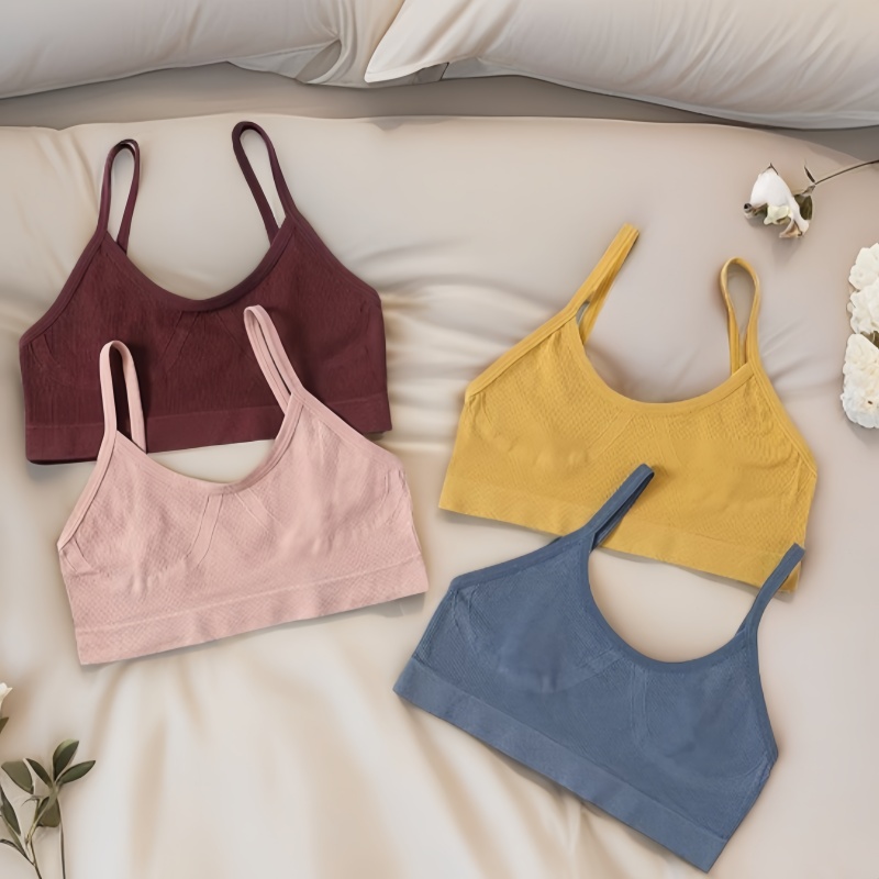 Seamless Push Up Bras For Women, Soft Sport Tube Bra, Sexy Lingerie Brassiere, Women's Underwear Low Back Crop Tops