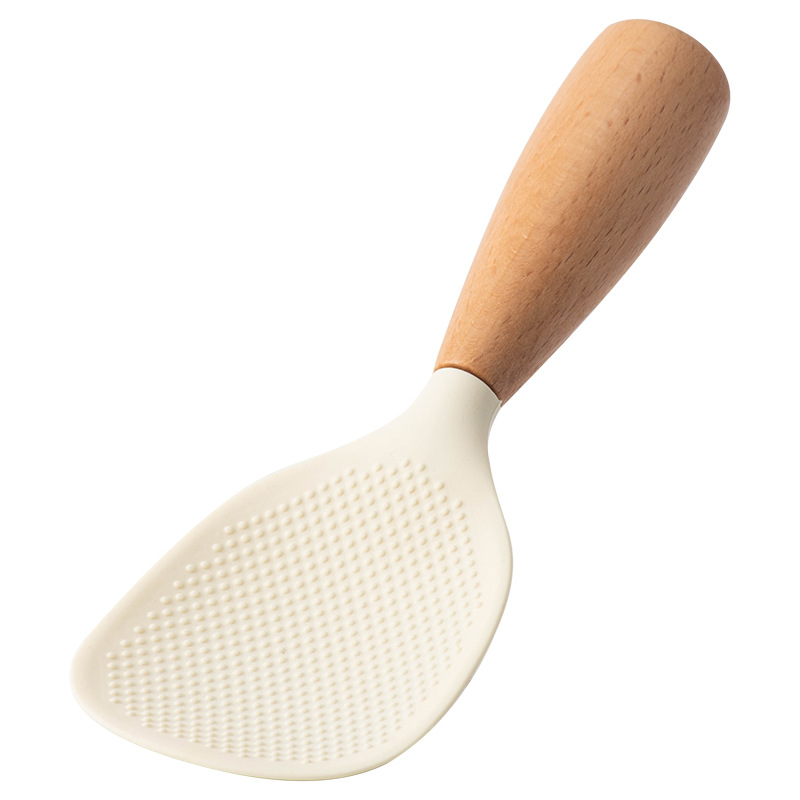 Silicone Cooking Spoon - Non-stick, Anti-Scalding, High-Temperature-Resistant Kitchen Gadget
