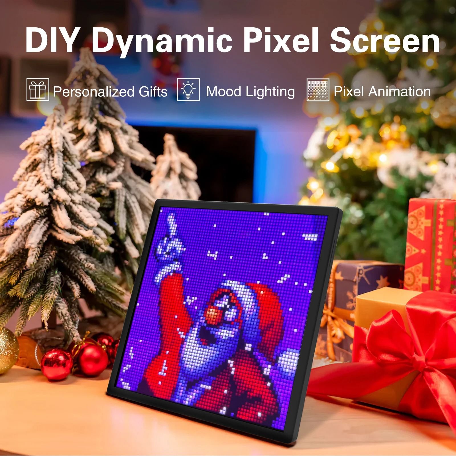 RGB Pixel Art Display Panel with Bluetooth App Control