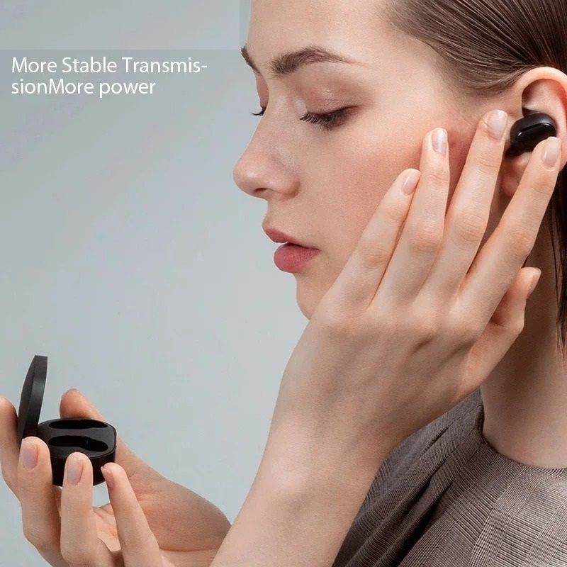 Wireless Bluetooth Earbuds with Microphone and LED Charging Case