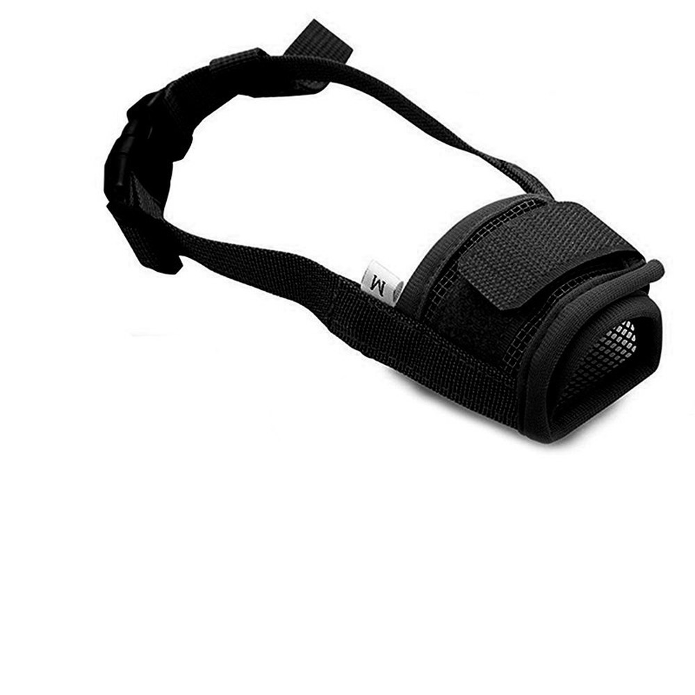 Adjustable Anti Barking Dog Muzzle, Breathable Mesh Muzzles for Small and Large Dogs, Nylon Straps Pet Mouth Protection