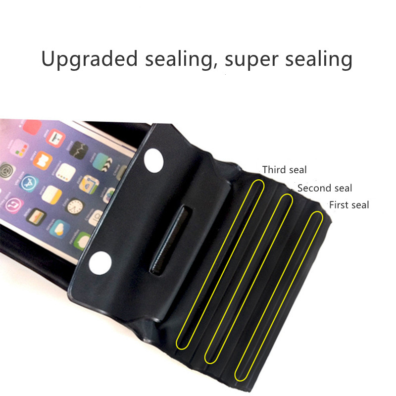 Universal Mobile Phone Cover Waterproof Case PVC Swimming Protective Bag