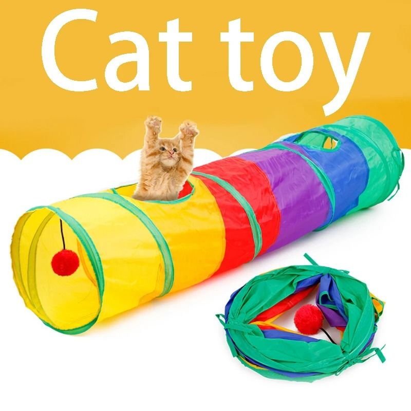 Collapsible Cat Tunnel Tube Toy for Pet Play