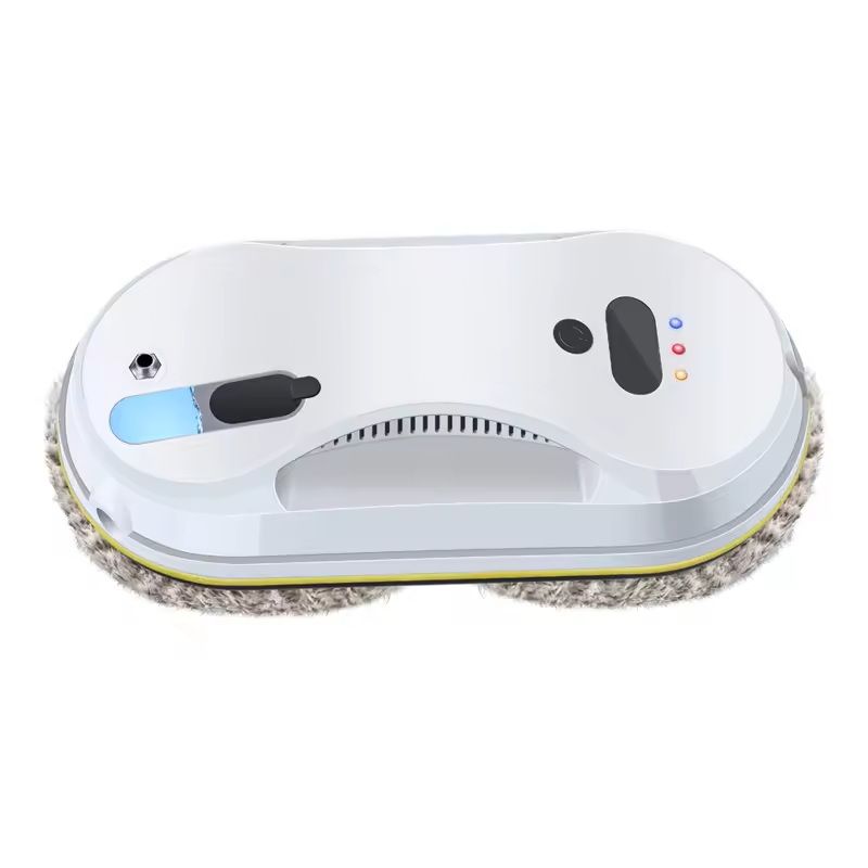 Automatic Window Cleaning Robot with Water Spray and Remote Control