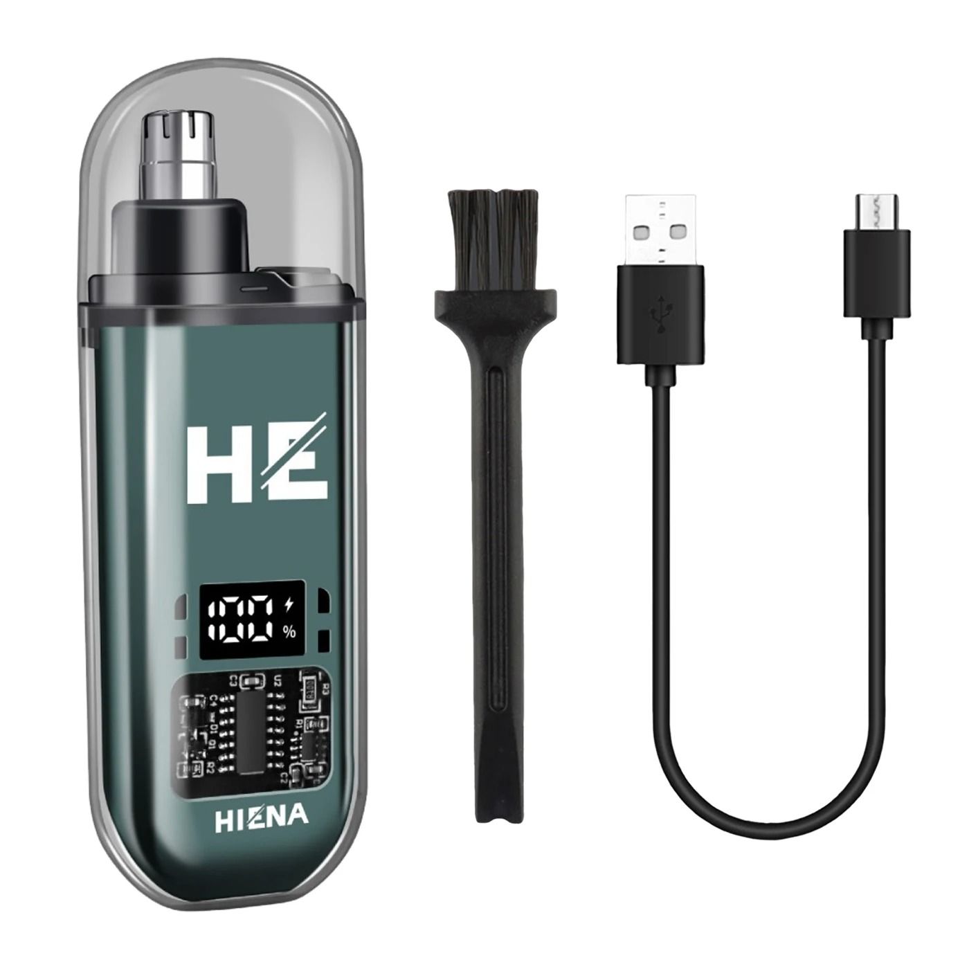 HIENA Electric Nose Hair Trimmer Rechargeable Mini Nose and Ear Grooming Tool