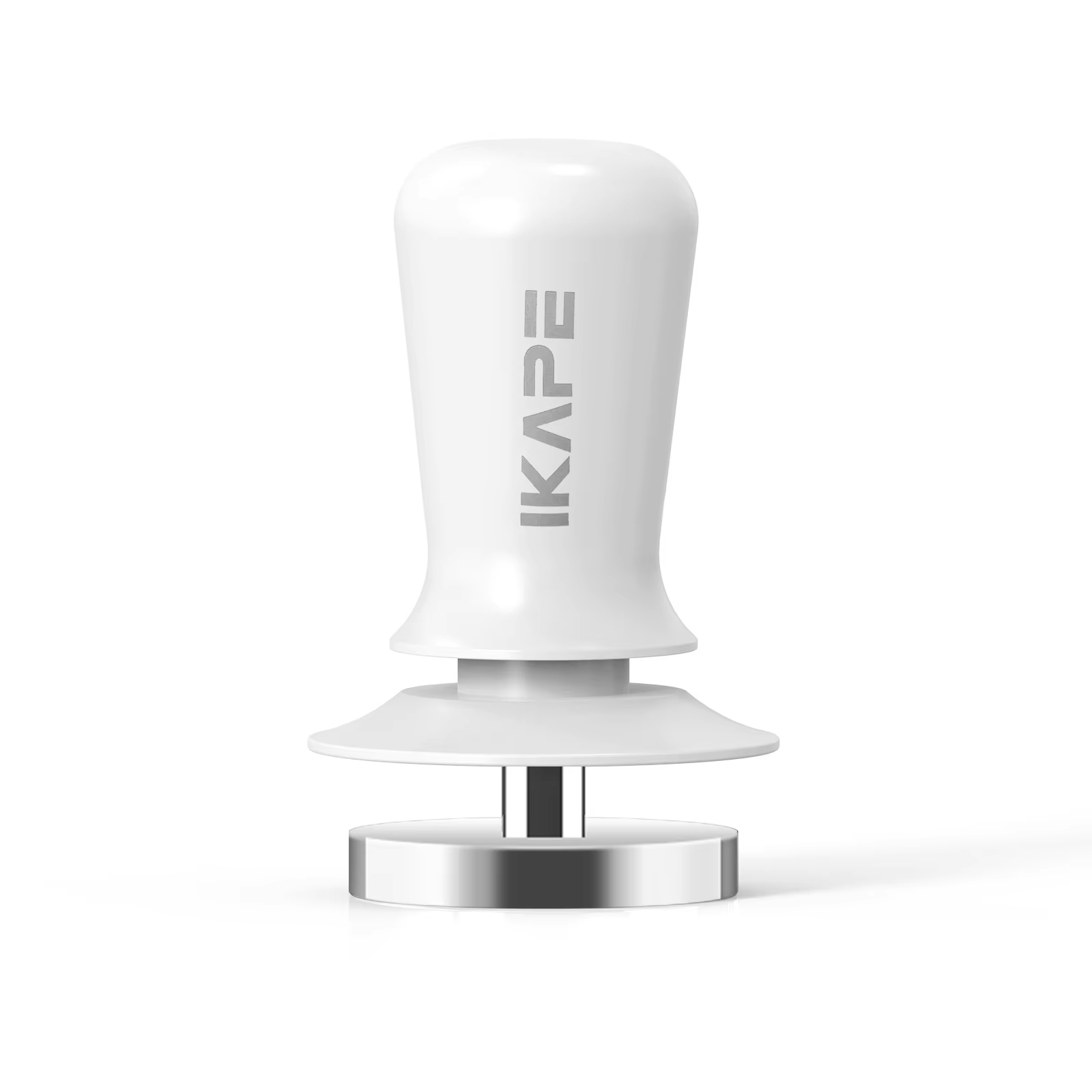 Espresso Walnut Tamper, Spring Loaded with Titanium PVD Coating