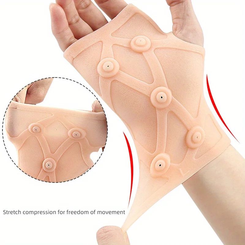 TheraSil Fingerless Carpal Tunnel Glove for Hand & Wrist Support
