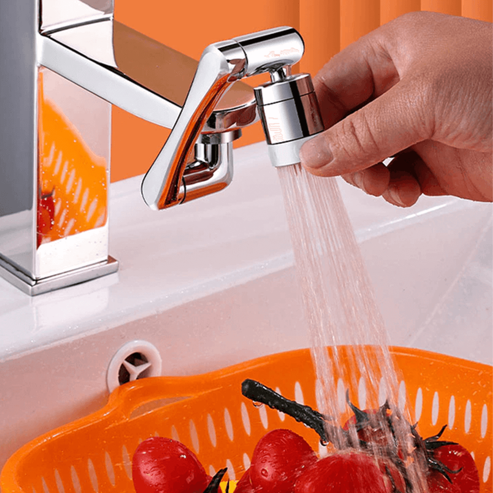 1080 Degree Rotating Dual Water Outlet Faucet Extender