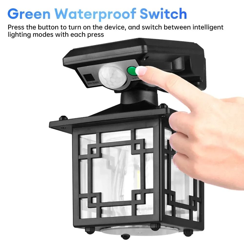 Retro Solar Motion Induction Wall Lamp