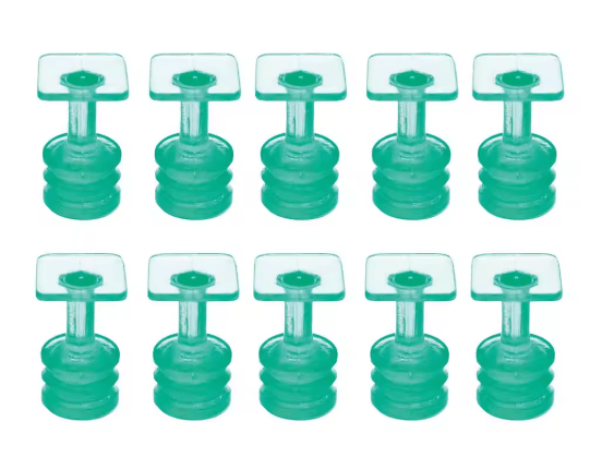 Car Dent Glue Pulling Tabs Set 10PCS Paintless Dent Repair Puller Tabs 7 to 12.9mm