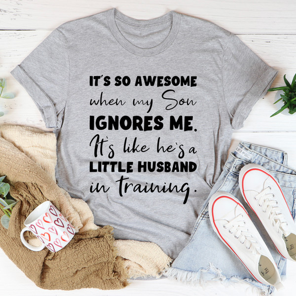 Little Husband In Training Tee