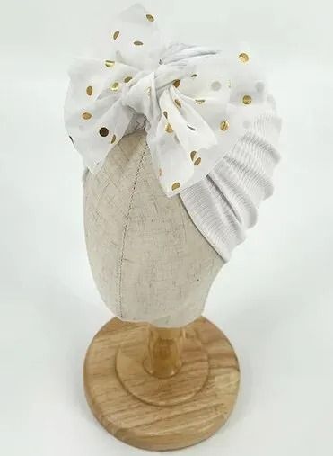 Lovely Shiny Bowknot Baby Hat