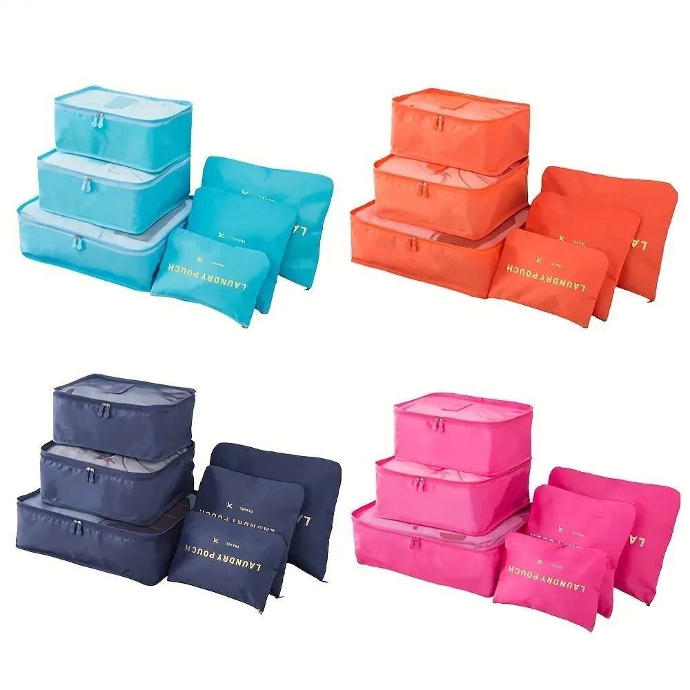 6-Piece Travel Luggage Packing Cube Set