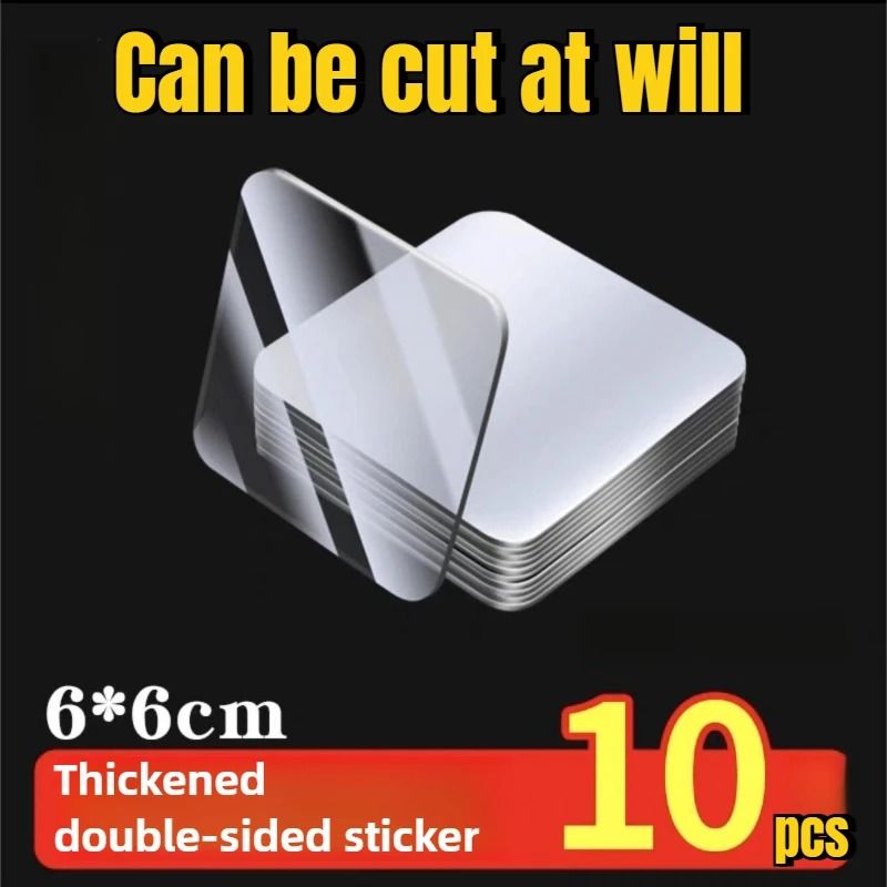 Reusable double sided tape Nano Transparent Strong Wall Mount Adhesive for Home Office Decor