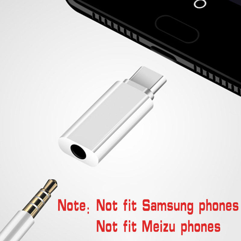 USB Type C Aux Adaptor Connector, Audio Cable