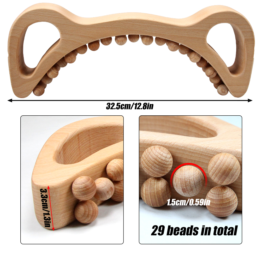 Cellulite Massager Body Slim Brush, Wood Therapy Massage Tools, Maderoterapia Kit Colombiana, Anti Cellulite Roller