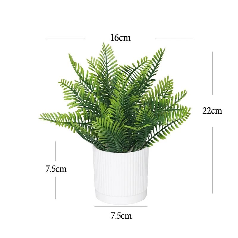 Artificial Potted Plant Mini Bonsai Tree Home Decor Accent