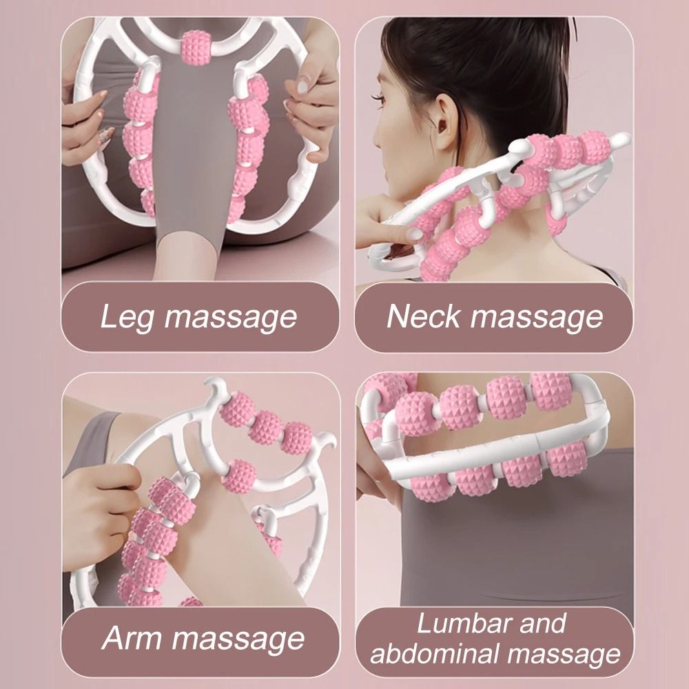 Newest 20 Wheel Annular Leg Clamp Massager – Anti-cellulite Body Slimming Roller
