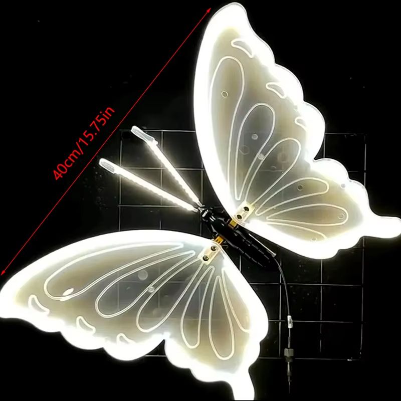 12V LED Butterfly Lights – Outdoor Dynamic & Static Decorative String for Festivals, Parties, and Home Decor