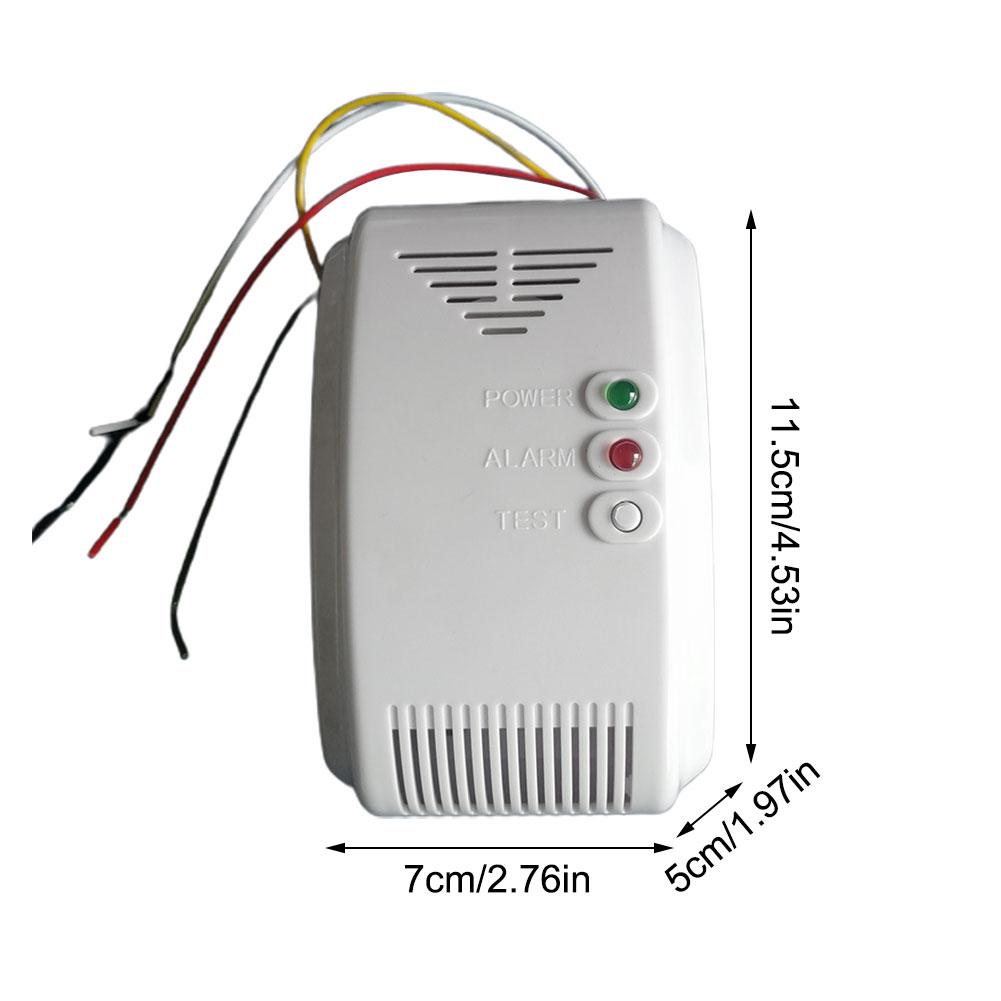 Propane Butane Gas Sensor Alarm for Motor Homes, Boats, and Vehicles - LPG & Natural Gas Leak Detector