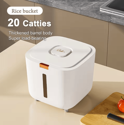 Airtight Rice Storage Container 5KG or 10KG Insect and Moisture Proof Grain Box