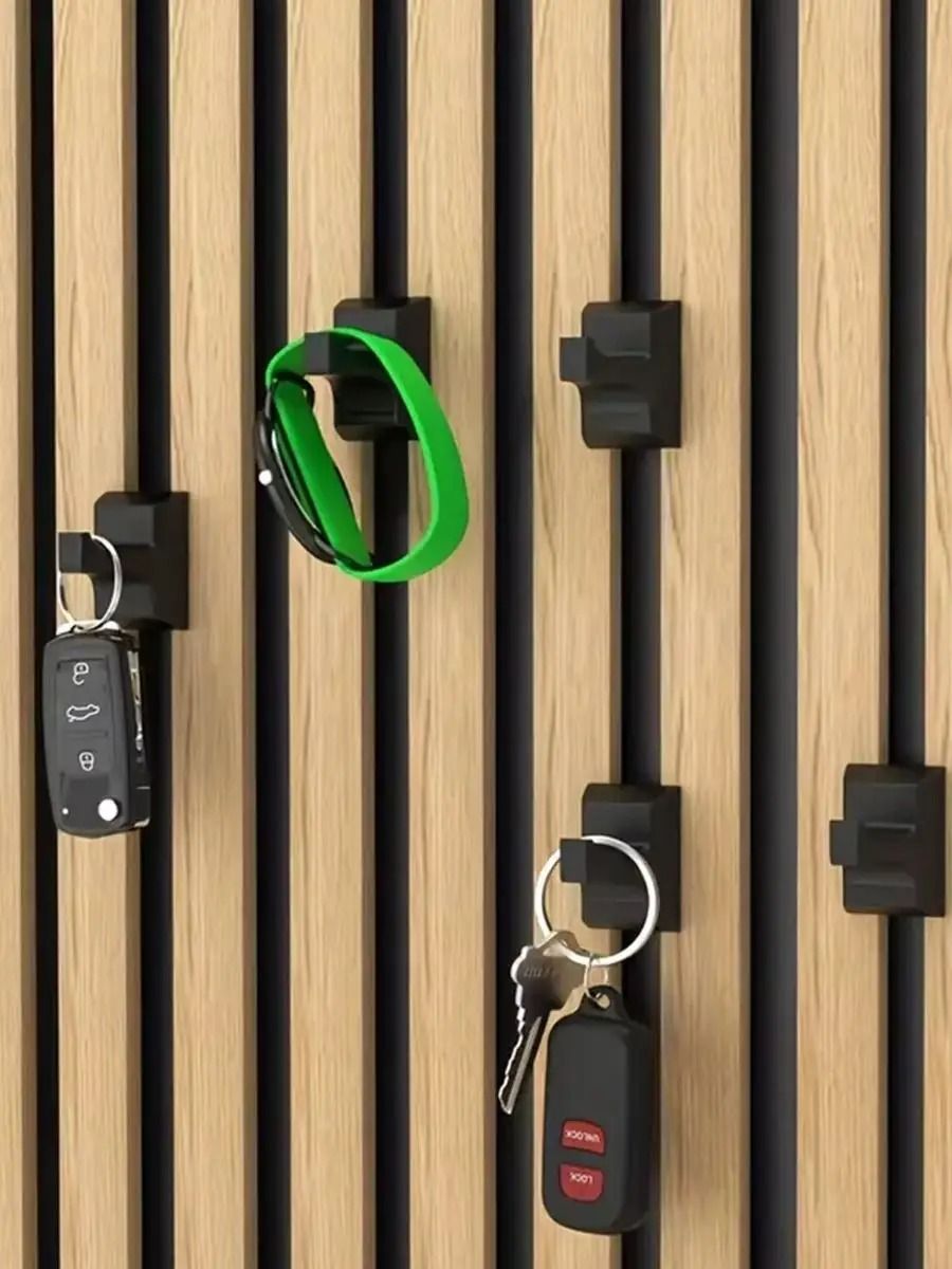Acoustic Panel Integrated Hook | Heavy-Duty No-Drill Mounting for 13mm Slotted Channels