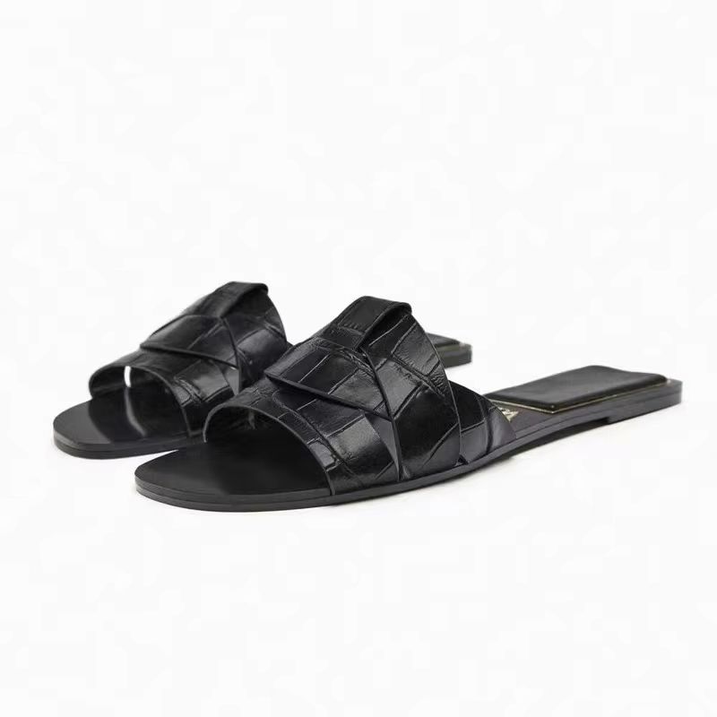 2024 New Fashion Slippers – Women's Sexy Flat Sandals with Elegant Fish Mouth Design