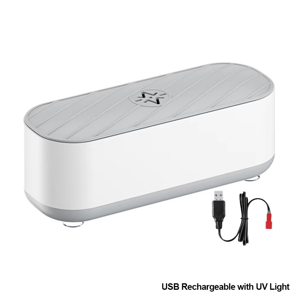 UltraClean Sonic Jewelry & Glasses Washer – USB Rechargeable High-Frequency Vibration Cleaner