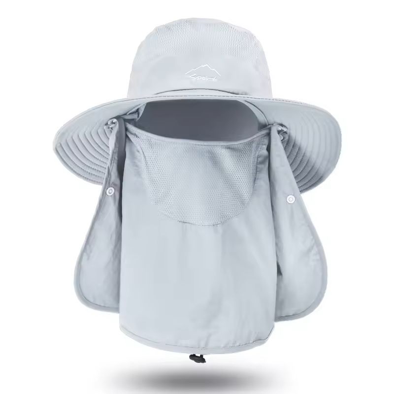 Quick Dry UV Protection Fisherman Hat with Face and Neck Cover