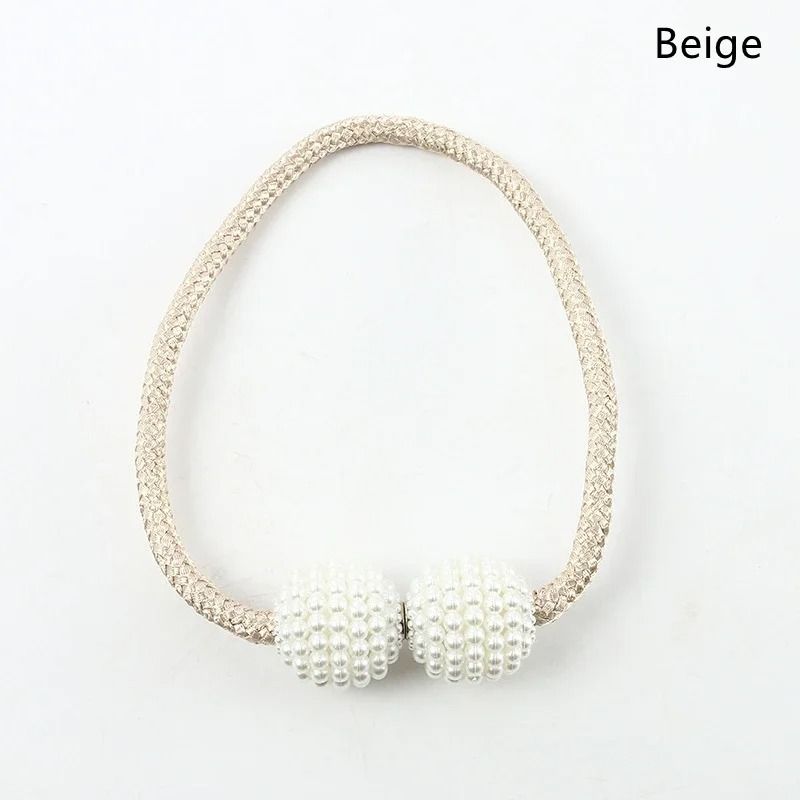 Magnetic Pearl Curtain Clip Tie Back