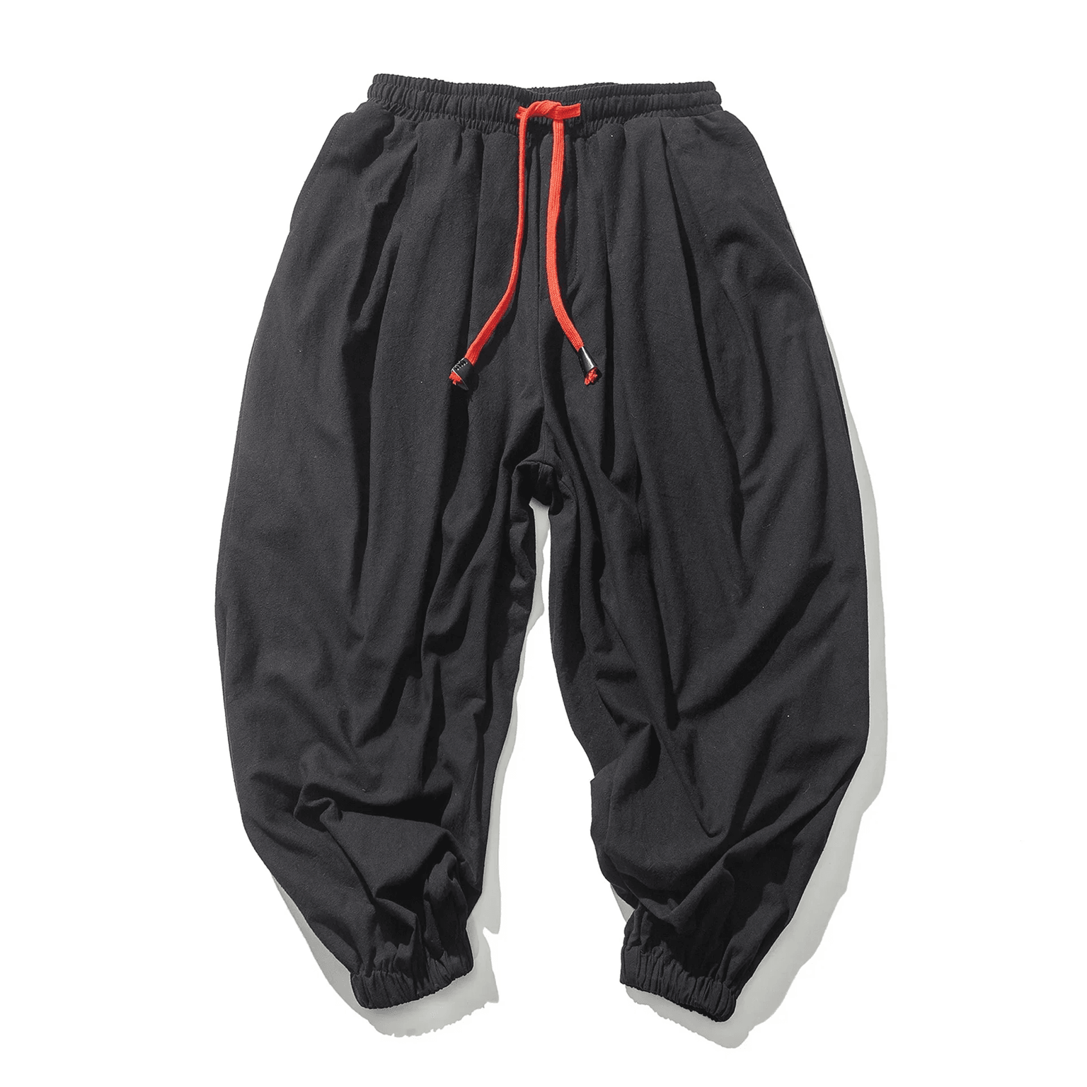 Mens UrbanEase Linen Harem Joggers – Breathable, Relaxed Fit Streetwear Pants