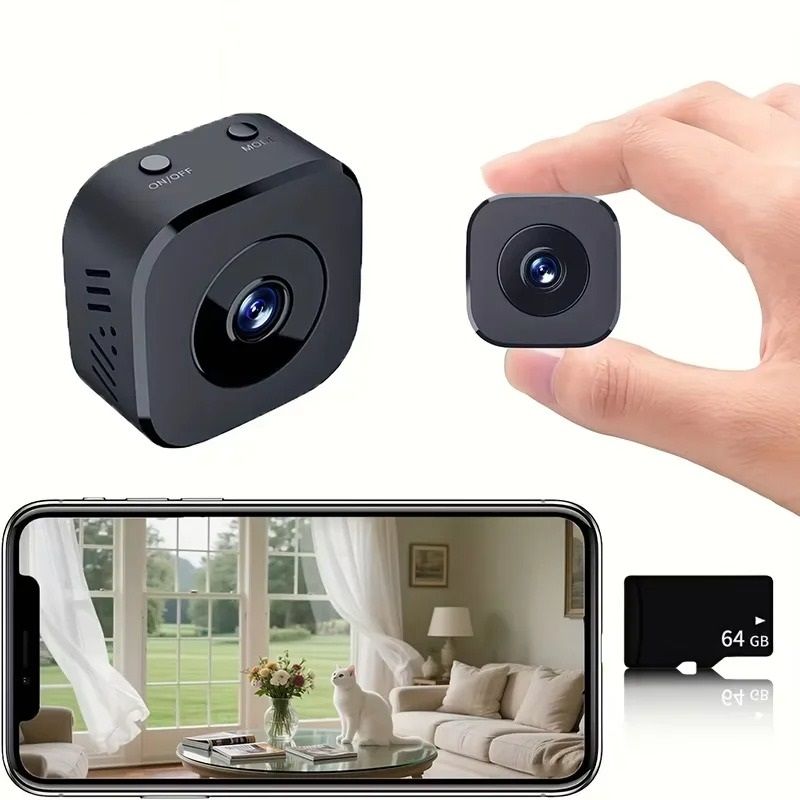 Mini 4K Wi-Fi Security Camera with Night Vision