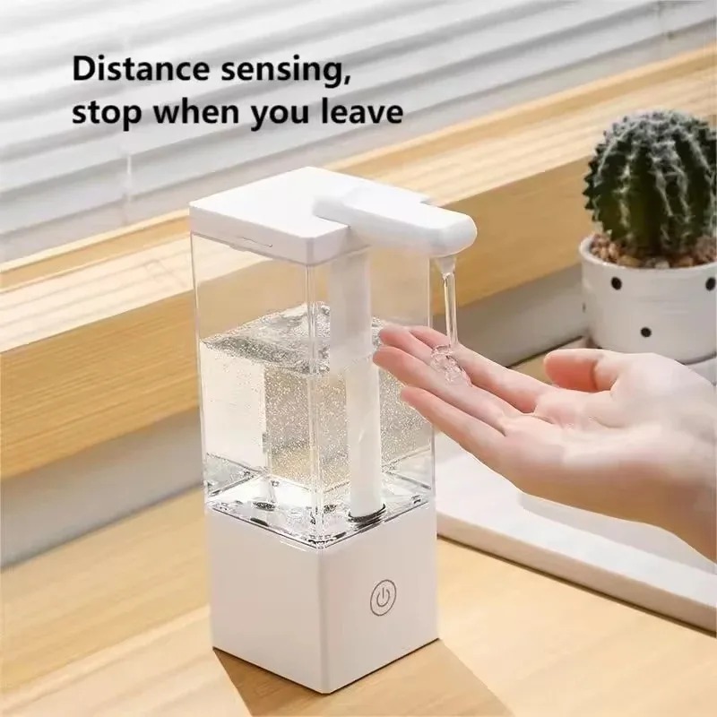Rechargeable Auto Touchless Liquid Dispenser, Sensor Pump for Hand Soap, Shampoo, Detergent, Kitchen & Bathroom