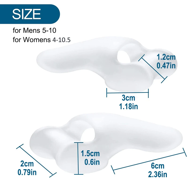 Perfect Soft Big Toe Corrector for Night Use, Long-Term Comfort at Home