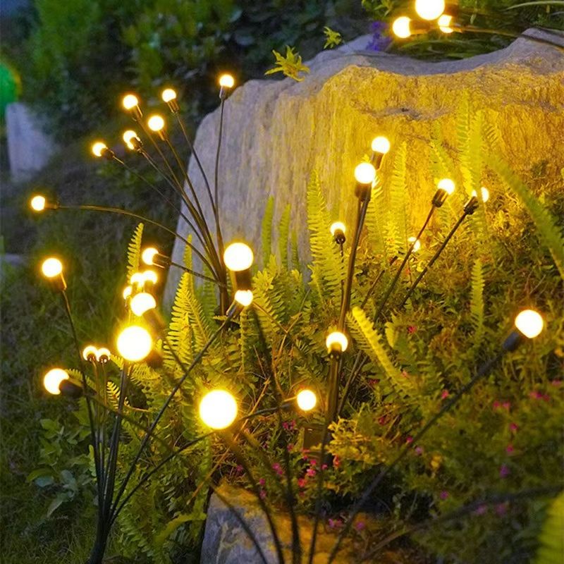 Enchanted Glow Solar Firefly Garden Light - Waterproof LED solar firefly lights