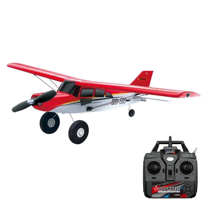Off-Road RC Airplane Fixed Wing Brushless 4CH Remote Control Aircraft Model for Kids and Hobbyists