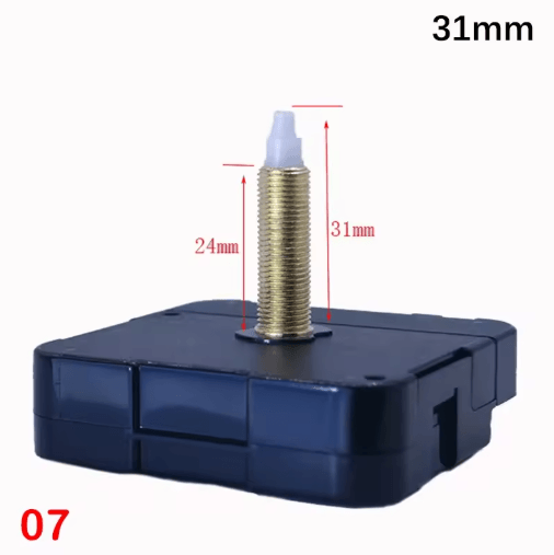 Silent Quartz Clock Mechanism Kit Long Shaft DIY Wall Clock Movement
