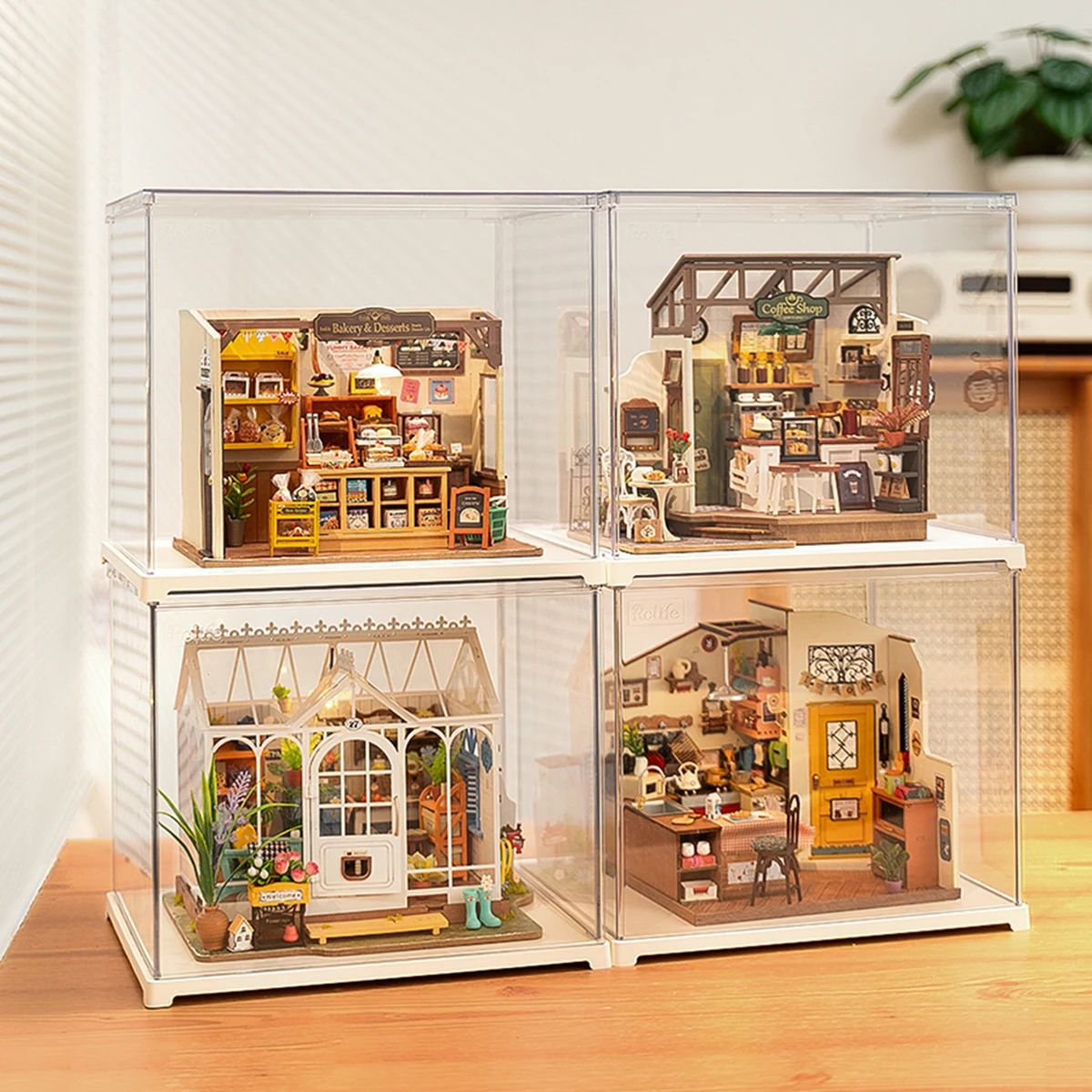 Robotime Rolife Miniature House Display Box