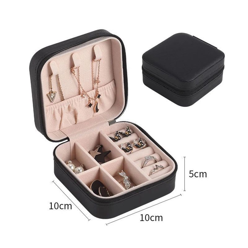 Double Layer Wooden Jewelry Box