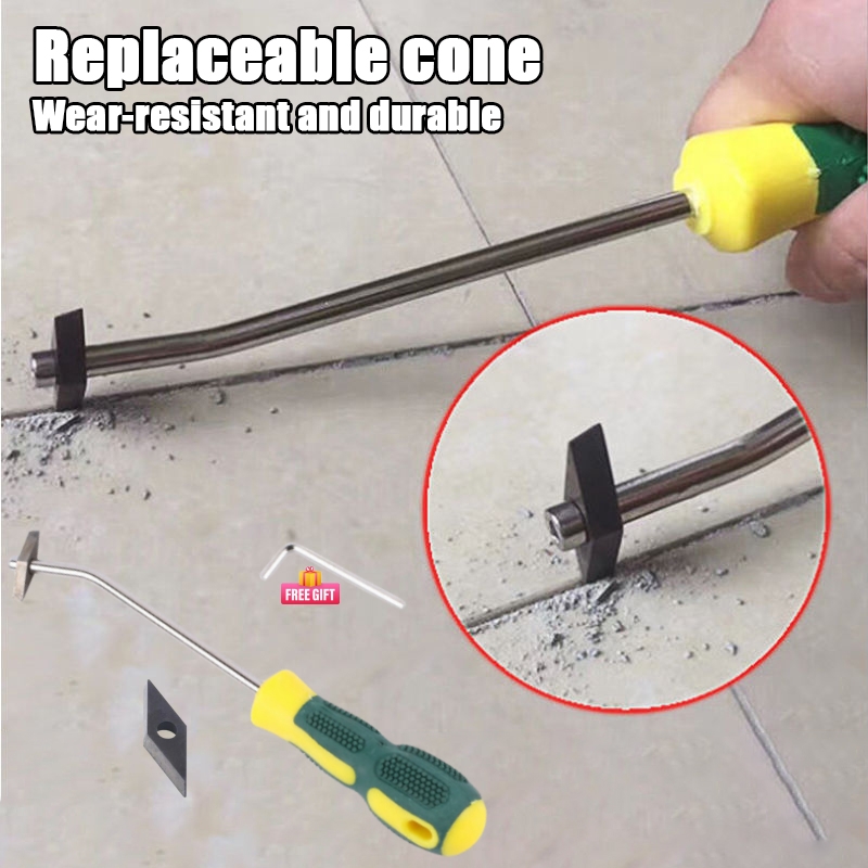 Replaceable Ceramic Tile Grout Remover Drill Bit for Seam Cement Cleaning Tungsten Steel Tile Gap Cleaner