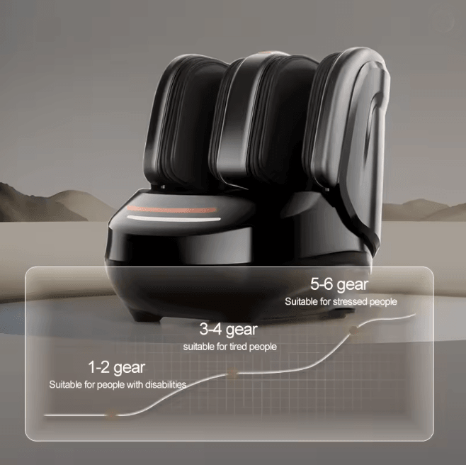 Electric Calf and Foot Shiatsu Massager with Air Compression Deep Kneading Relief
