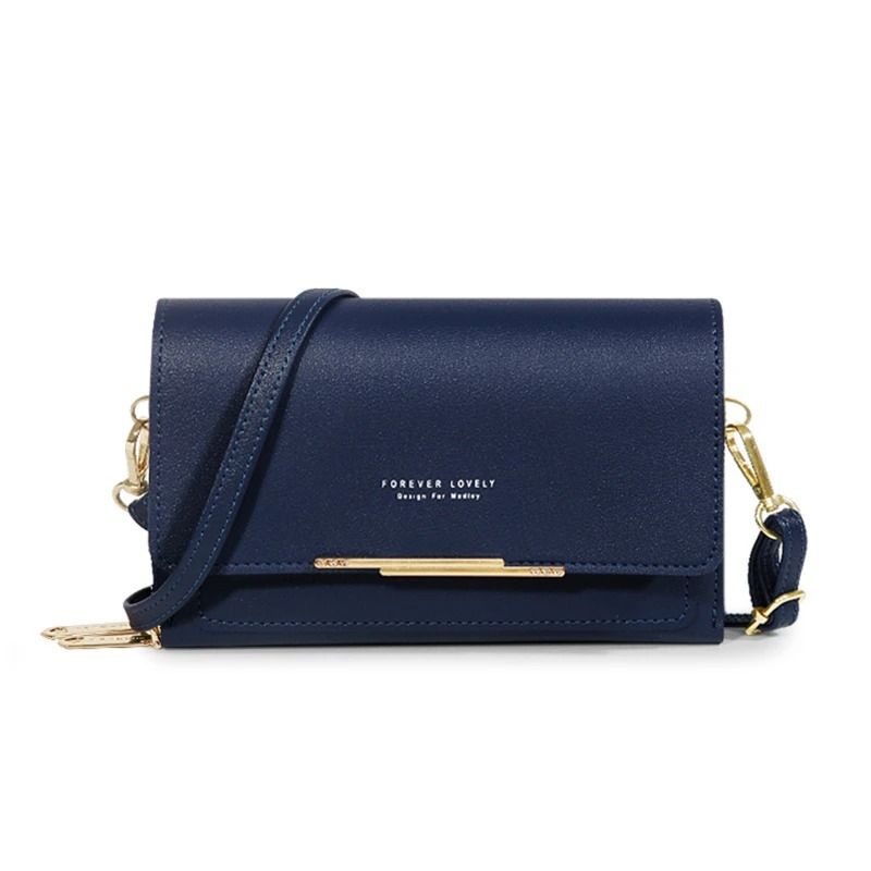 Womens Large Capacity Wallet Shoulder Bag with Phone Holder