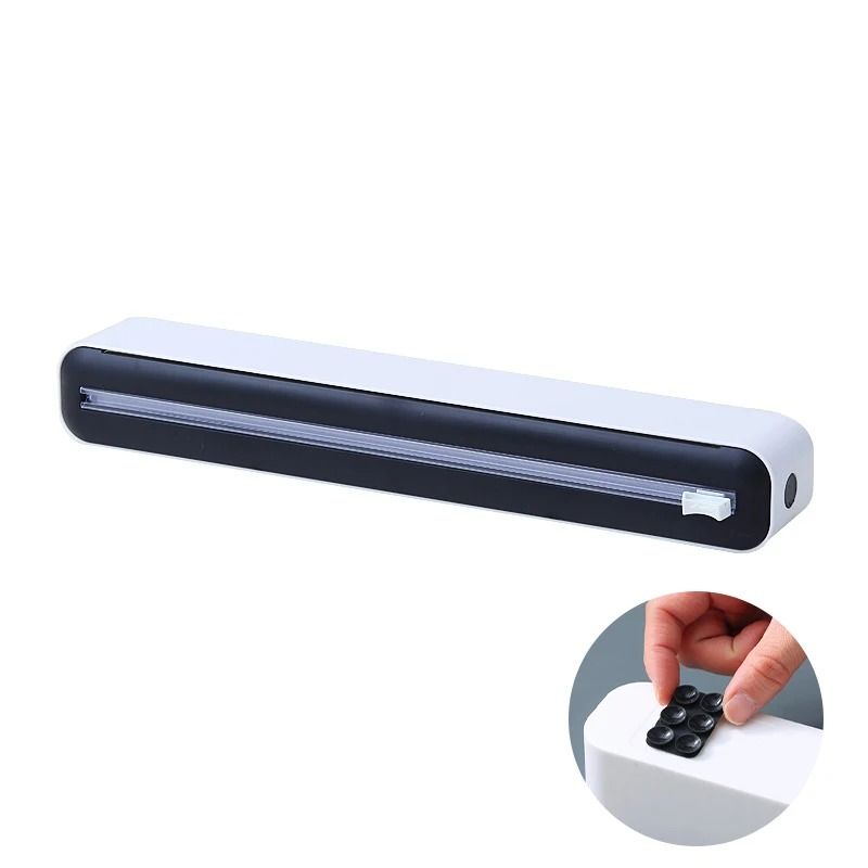 Basalt Glide Dispenser | High-Fidelity Plastic Wrap & Foil Cutter | Executive Culinary Utility Hub
