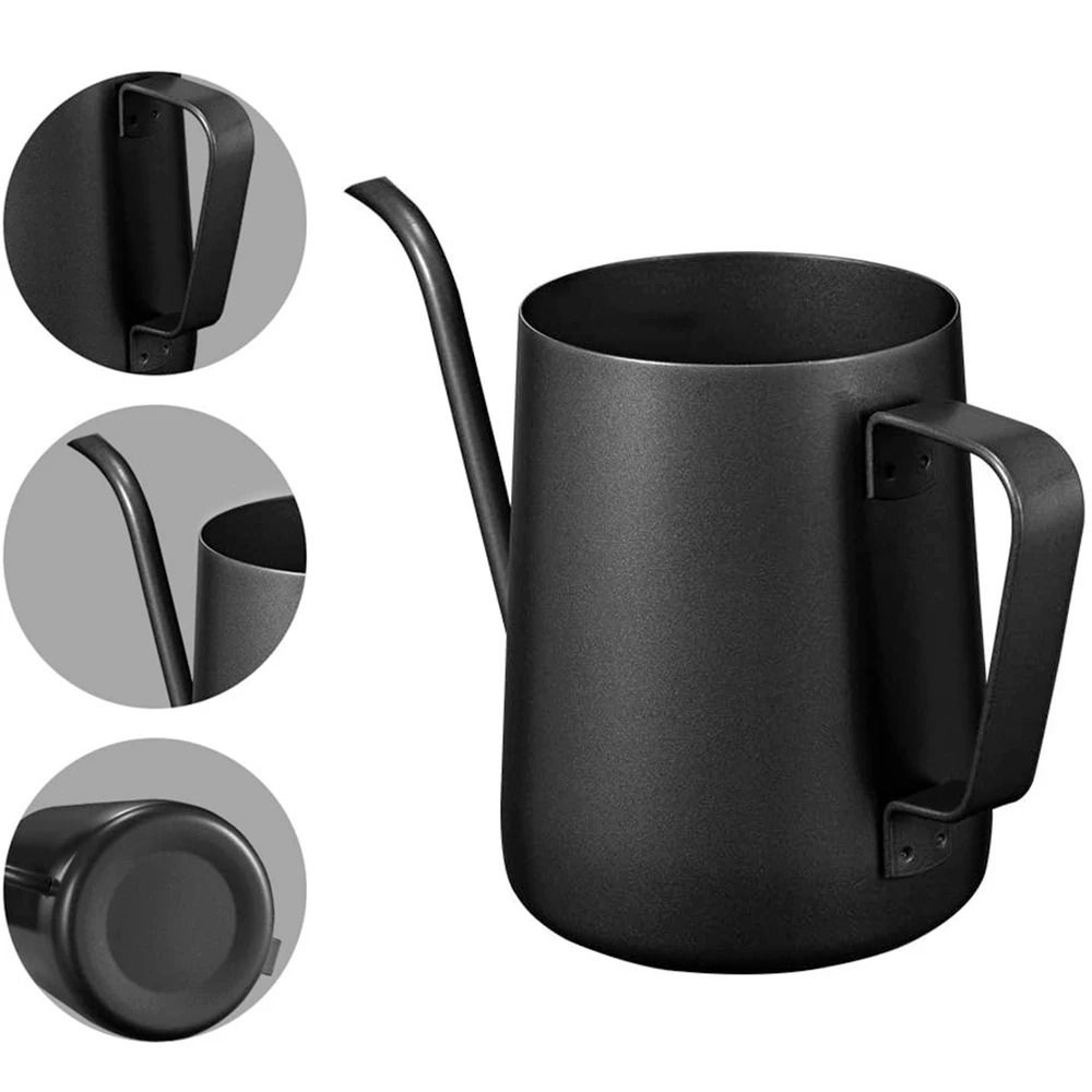 Stainless Steel Gooseneck Pour Over Coffee Pot with Narrow Spout