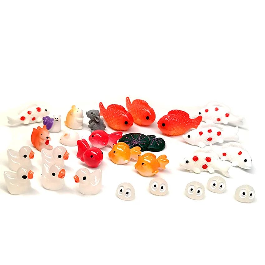 Mini Animal Fairy Garden Figurines Set