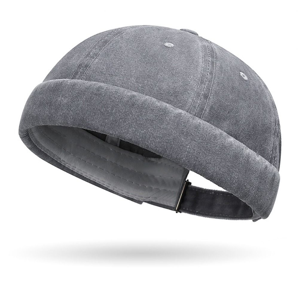 Brimless Fashion Hip Hop Beanie, Street Style Hat, Men Skullcap, Women Docker Fisherman Beanie, Spring Melon Cap