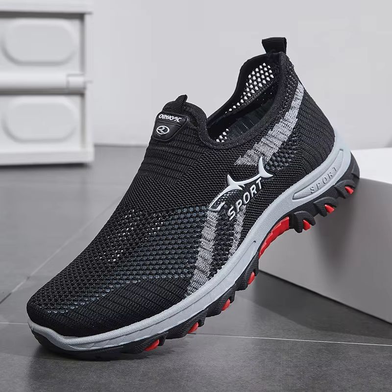 Summer Mesh Men's Sneakers – Lightweight Breathable Walking & Hiking Shoes for Everyday Comfort